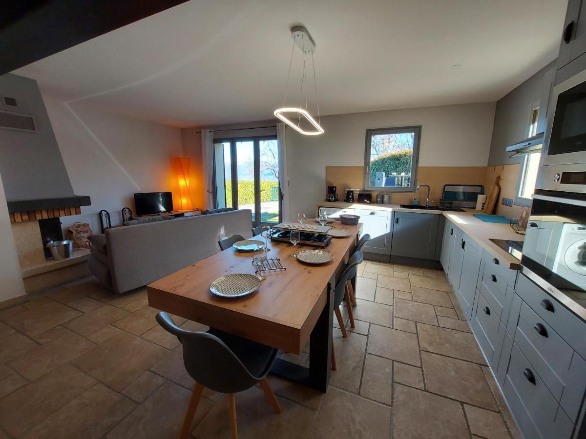 Entre Lac Et Montagne, Chaleureuse Maison 3 Pieces Avec Tres Belle Vue Lac D'Annecy. Terrasse, Jardin, Parking, Cheminee, Barbecue …. Сен-Жорьо Экстерьер фото